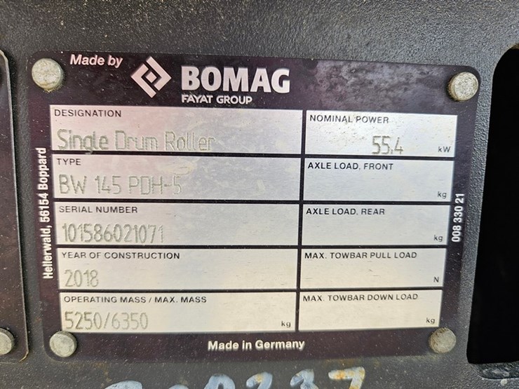 #87-•-bomag-bw145phd-sheep-foot-articulate-roller-image-23