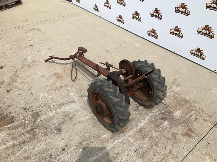 #5038-•-vintage-walk-behind-two-wheel-tractor-chassis-image-2