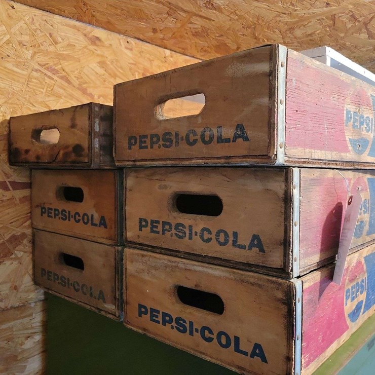 (6) Pepsi Crates