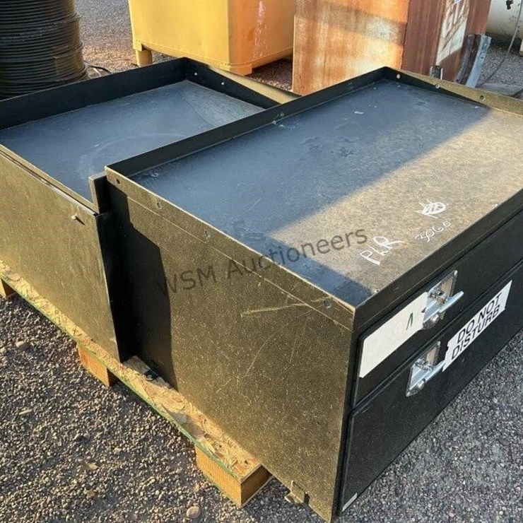 (2) STEEL TOOLBOXES