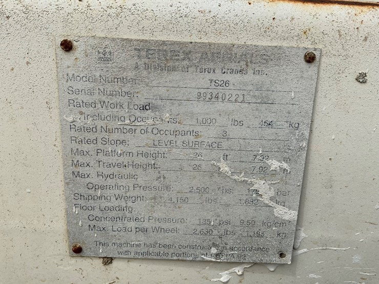 #1310-•-terex-aerials-ts26-scissor-lift-image-9