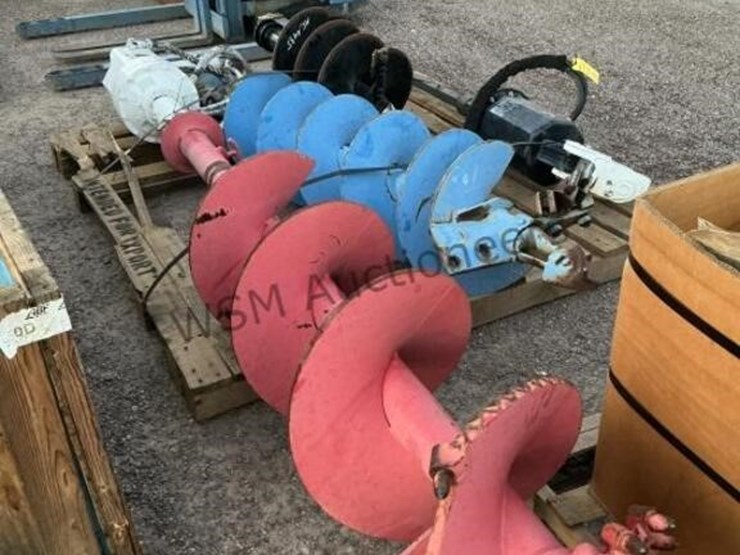 pallet-of-(3)-auger-heads-&-bits-image-2