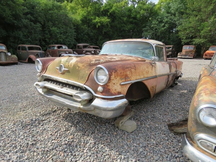 1955-oldsmobile-98-4dr-sedan-cut-to-pickup-image-1