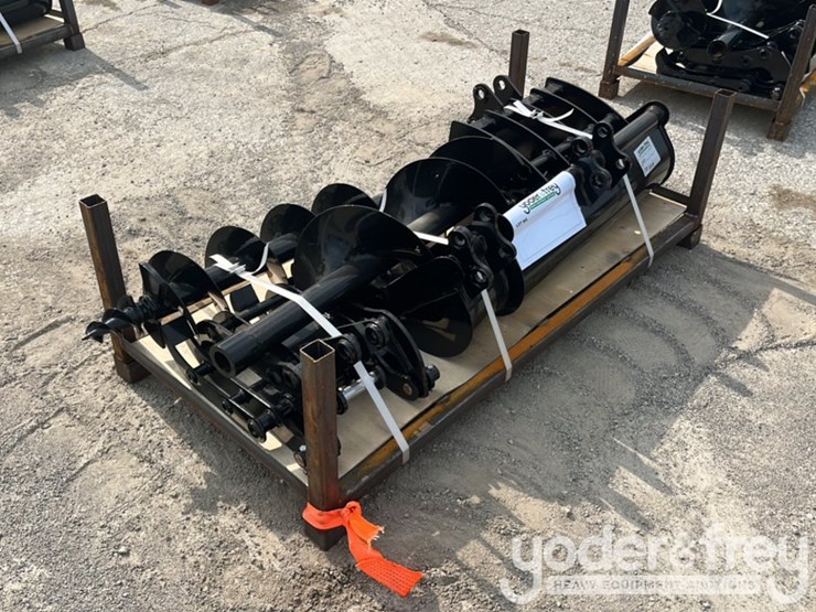 unused-captok-rake,-ripper,-graber,-12"-auger,-16"-auger,-8"-narrow-bucket,-24"-bucket,-32"-bucket-(8-pcs)-to-suit-excavator-image-3
