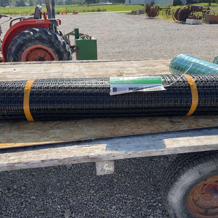 Black Plastic Mesh Safety Fencing Roll