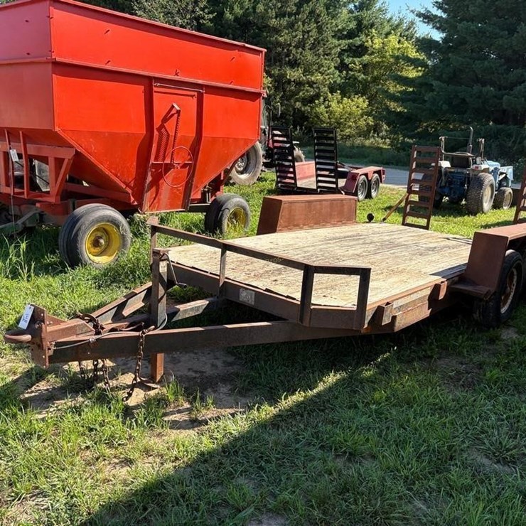 Tandem Axle Skidsteer Trailer