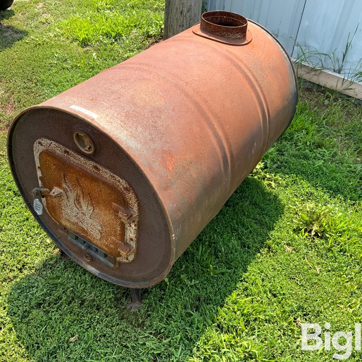 Shop Built 55-Gal Wood Stove