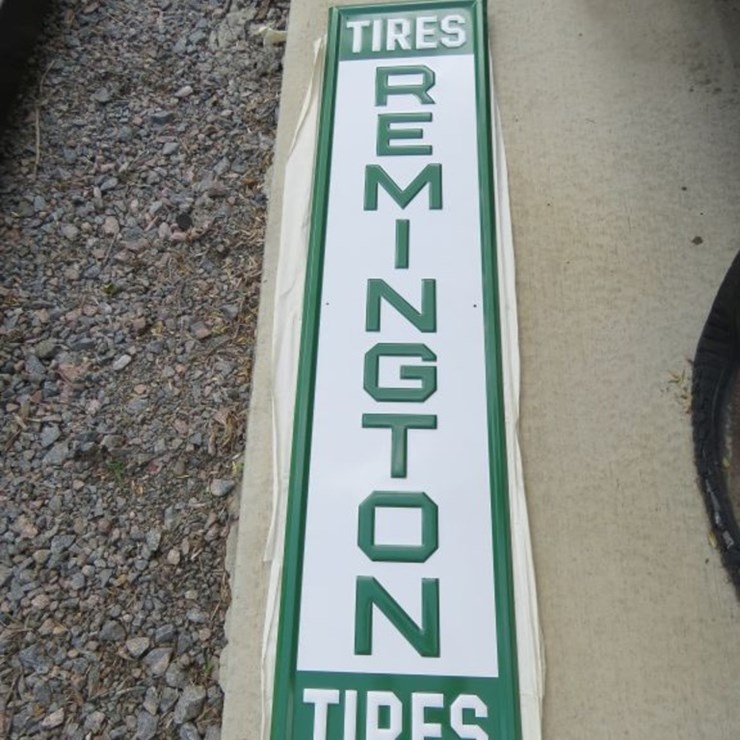 NOS Remington Tires Sign