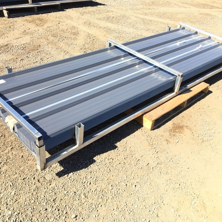 (100) Unused Aboss 10ft x 3ft Metal Roof Paneling.