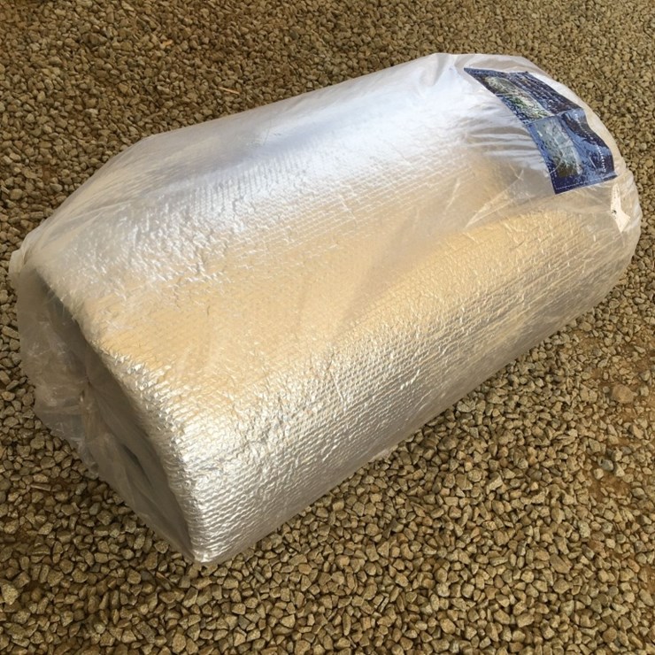 Unused 164ft x 3.3ft Bubble Aluminum Foil