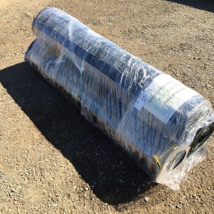 (3) Unused 100ft Wire Mesh Fencing Rolls.