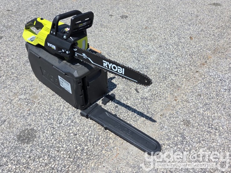 unused-ryobi-18"-chainsaw-c/w-case,-charger-image-7