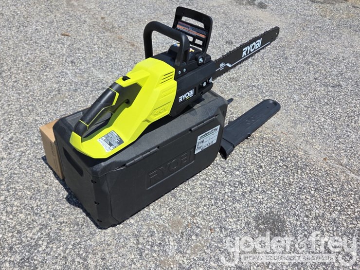 unused-ryobi-18"-chainsaw-c/w-case,-charger-image-6