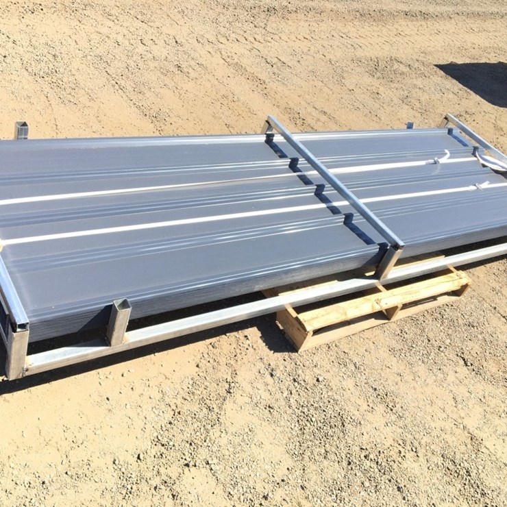 (100) Unused Aboss 10ft x 3ft Metal Roof Paneling.