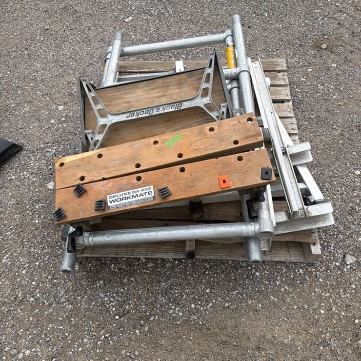 Black & Decker Workmate and Aluminum Pipe Staging