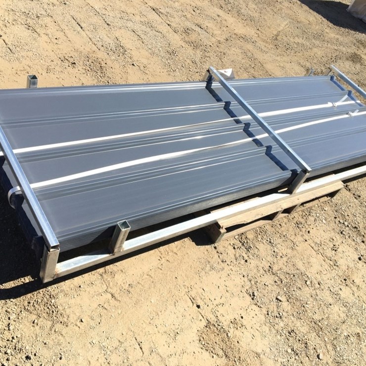 (100) Unused Aboss 10ft x 3ft Metal Roof Paneling.