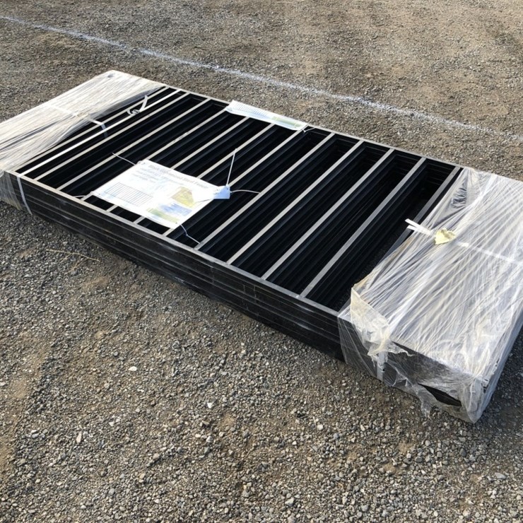 (10) Unused 3.3ft x 79ft Galvanized Steel Fence