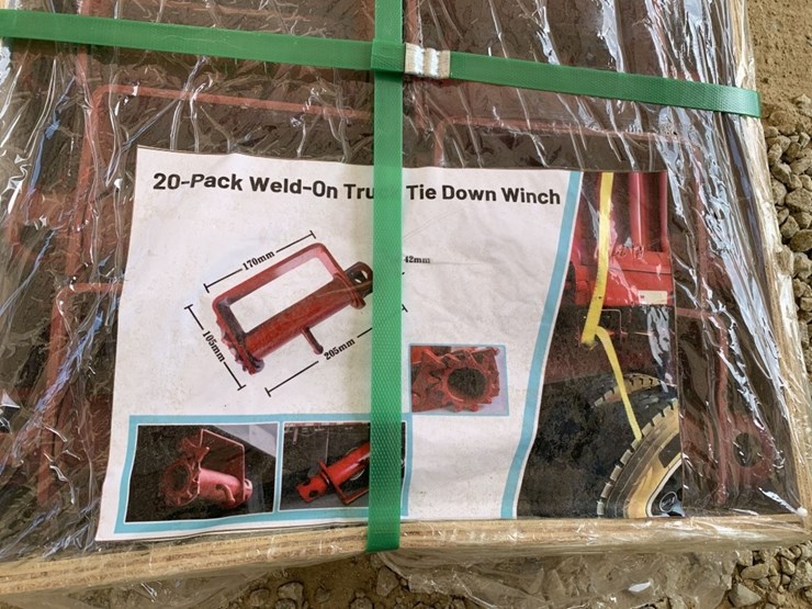 (20)-unused-weld-on-truck-tie-down-binders.-image-4