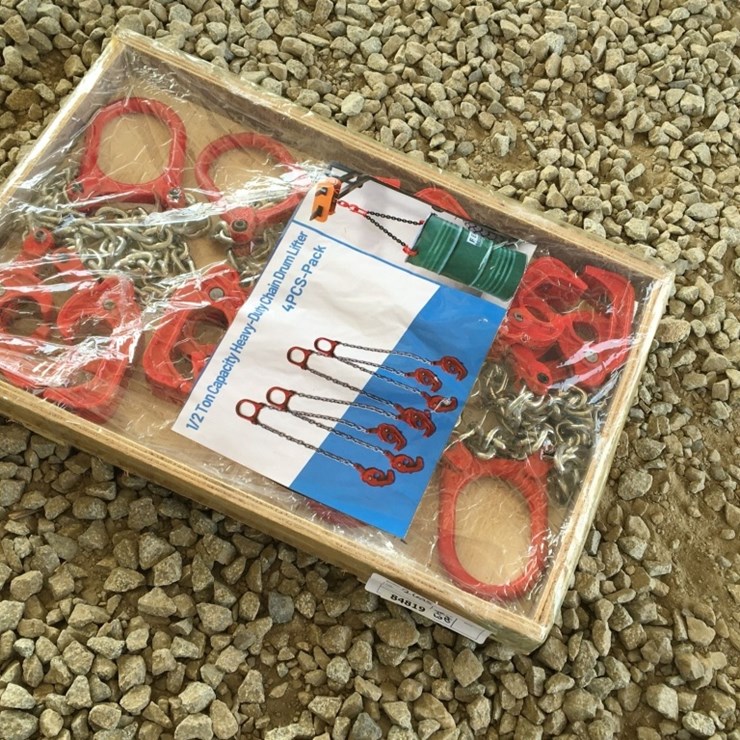Unused Heavy Duty Chain Drum Lifter.