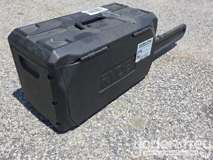 unused-ryobi-18"-chainsaw-c/w-case,-charger-image-1
