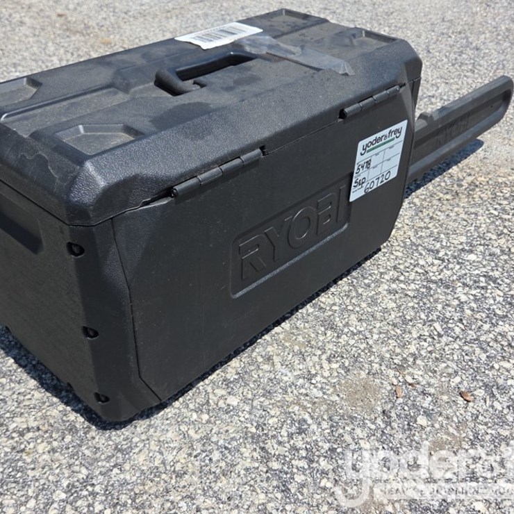 Unused Ryobi 18" Chainsaw c/w Case, Charger