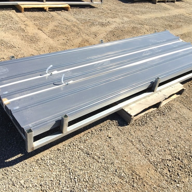 (100) Unused Aboss 10ft x 3ft Metal Roof Paneling.