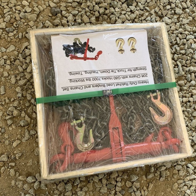 Unused Heavy Duty Ratchet Binder and Chain Set,