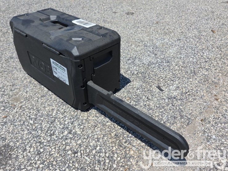 unused-ryobi-18"-chainsaw-c/w-case,-charger-image-2