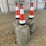 (60)-unused-florescent-safety-traffic-cones.-image-2