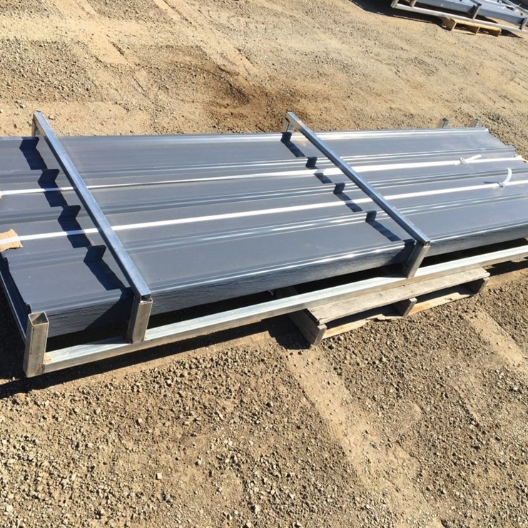 (100) Unused Aboss 10ft x 3ft Metal Roof Paneling.