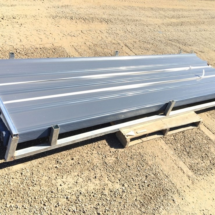 (100) Unused Aboss 10ft x 3ft Metal Roof Paneling.