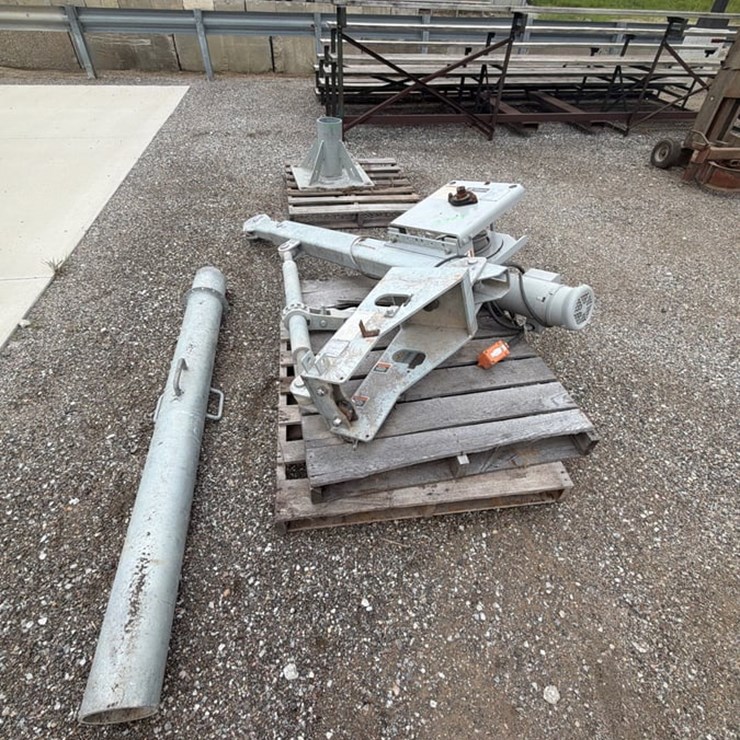 2021 Thern 5PT30J Davit Crane with Electric Winch, 3,000 lb