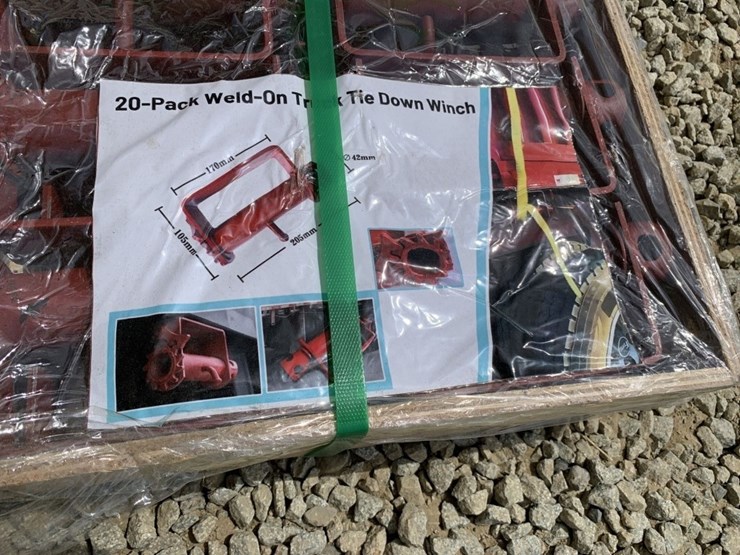 (20)-unused-weld-on-truck-tie-down-binders.-image-3