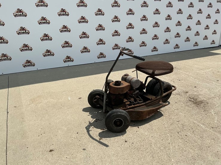 #5554-•-vintage-riding-mower-/-motorized-cart-image-1