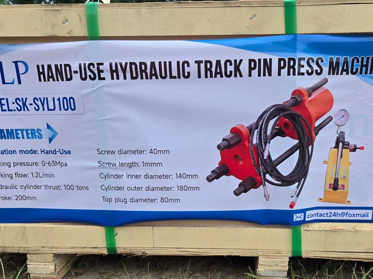 #2087-•-hand-use-hydraulic-track-pin-press-machine-image-1