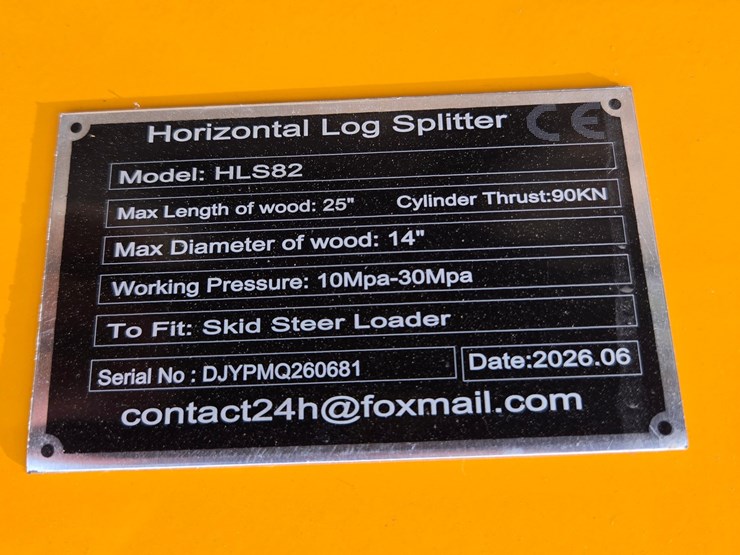 #2086-•-skid-steer-horizontal-log-splitter-image-4