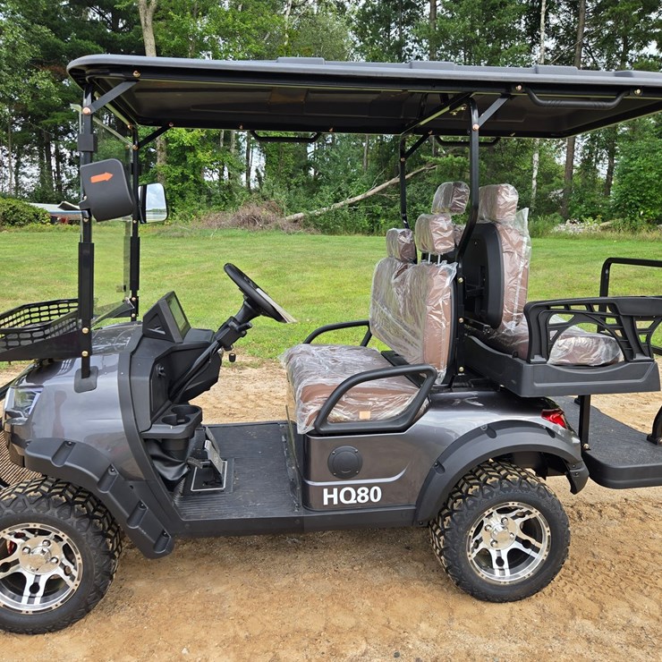 #2024 • *GREY* Assembled SDLG80 4-person golf cart