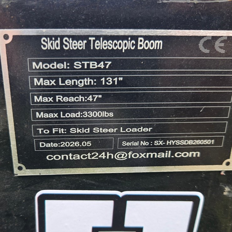 #2098 • Skid Steer Telescopic Boom