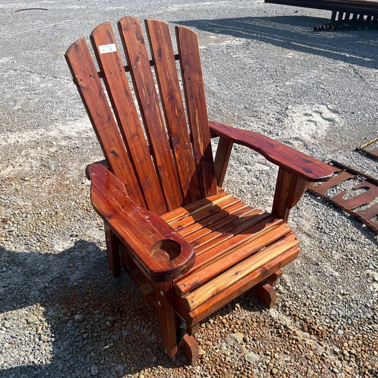 #75 • AMISH CEDAR GLIDER CHAIR