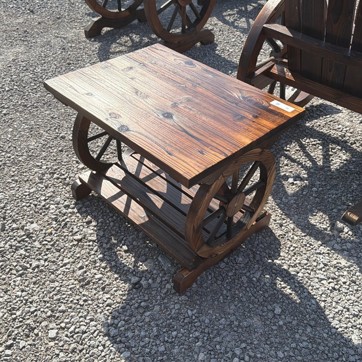 #83 • WAGON WHEEL END TABLE