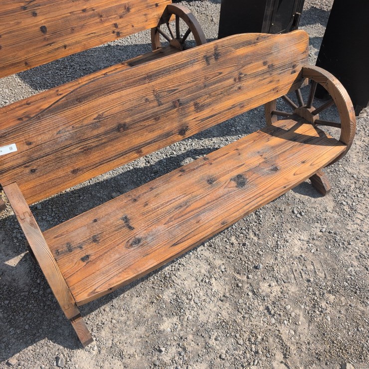 #79 • WAGON WHEEL BENCH SEAT