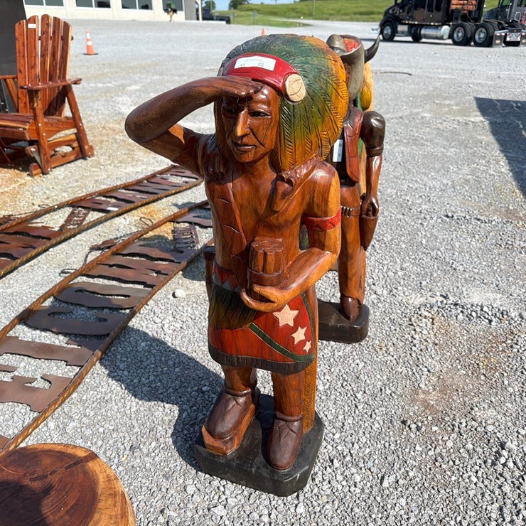 #63 • SMALL TEAKWOOD INDIAN CHIEF