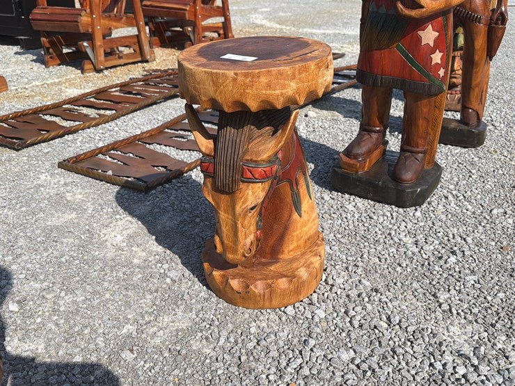 #68-•-teakwood-horse-stool-image-2