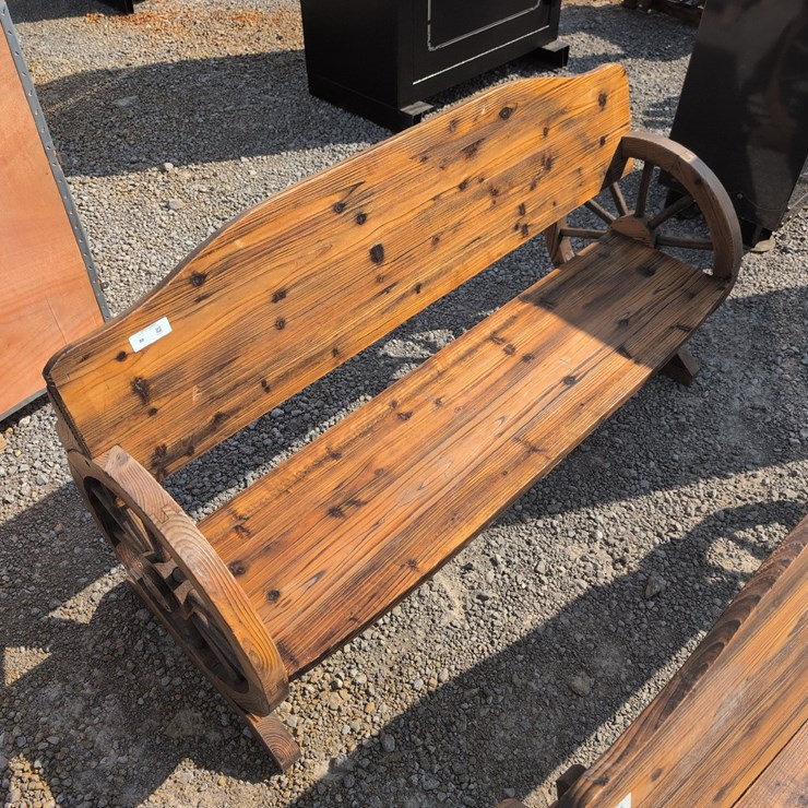 #80 • WAGON WHEEL BENCH SEAT