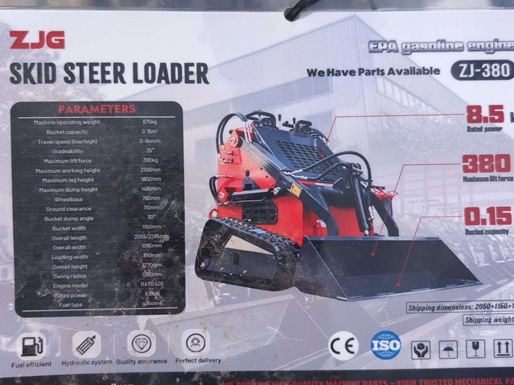 zjg-mini-skid-steer-loader-zj-380-(white)---15hp-image-9