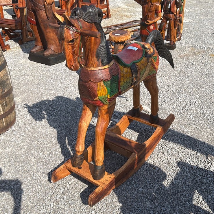 #61 • TEAKWOOD ROCKING HORSE
