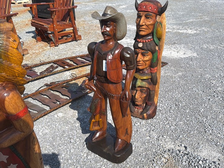 #64-•-small-teakwood-cowboy-statue-image-1