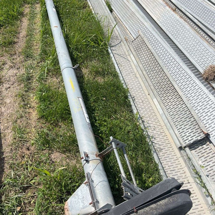 4" auger for bulk bin with motor mount