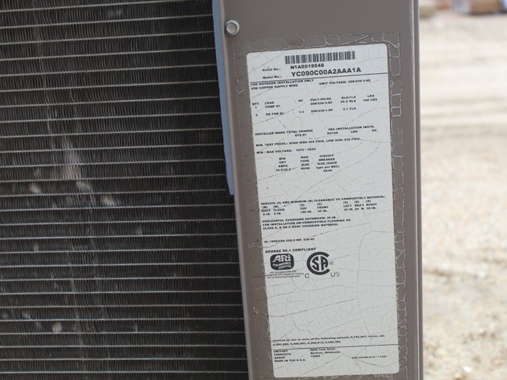#5148-•-10-ton-york-a/c-condenser-outside-unit-image-3