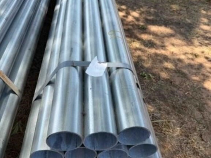 19-count--8’x4”-pieces-of-galvanized-tubing-image-1
